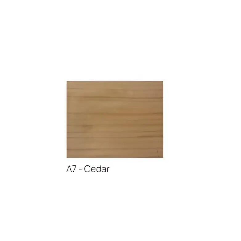 Contemporary Floor Mirror with Cedar Wood Frame For Sale 2