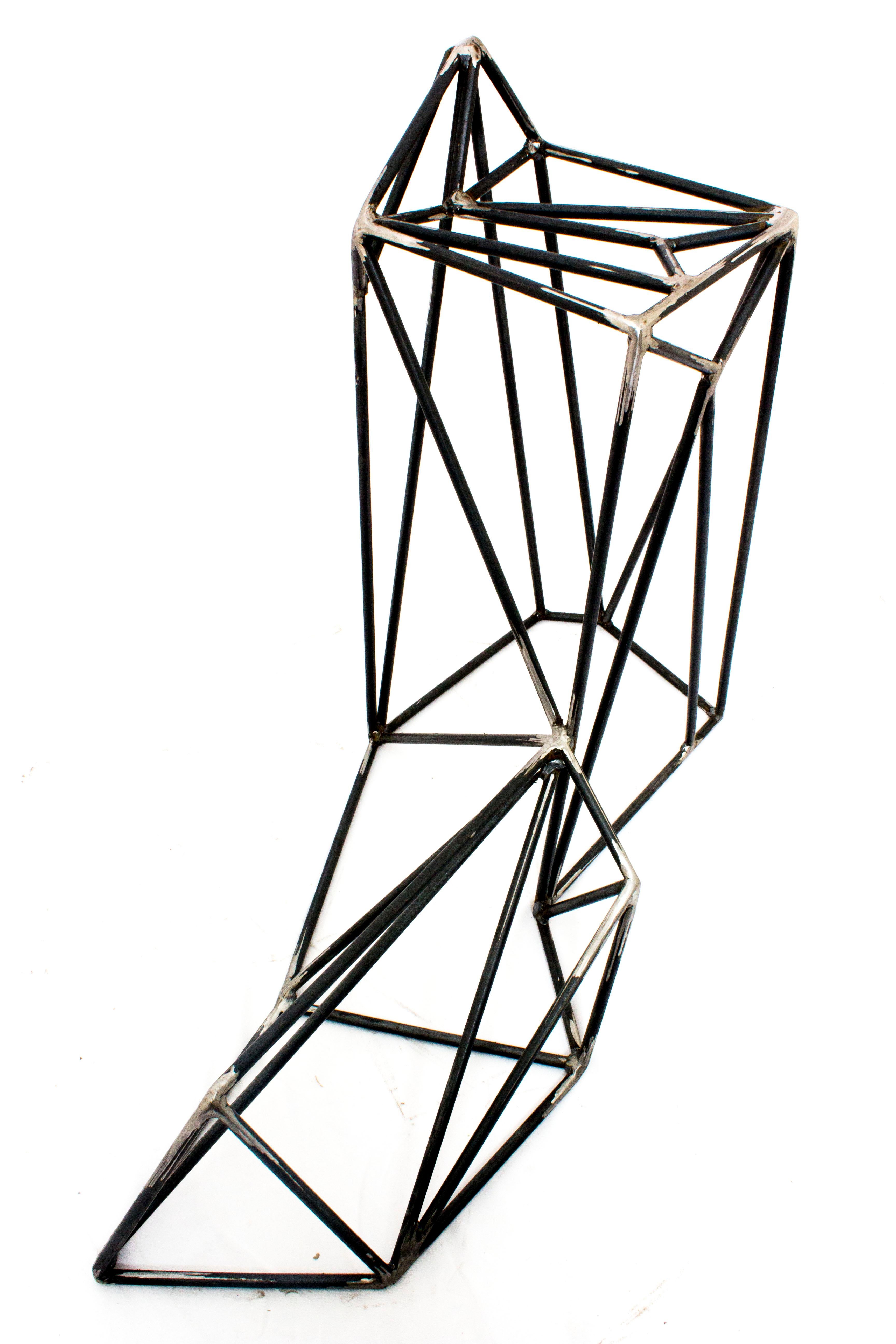 Canadian Contemporary Floor Sculpture in Steel by Mtharu For Sale