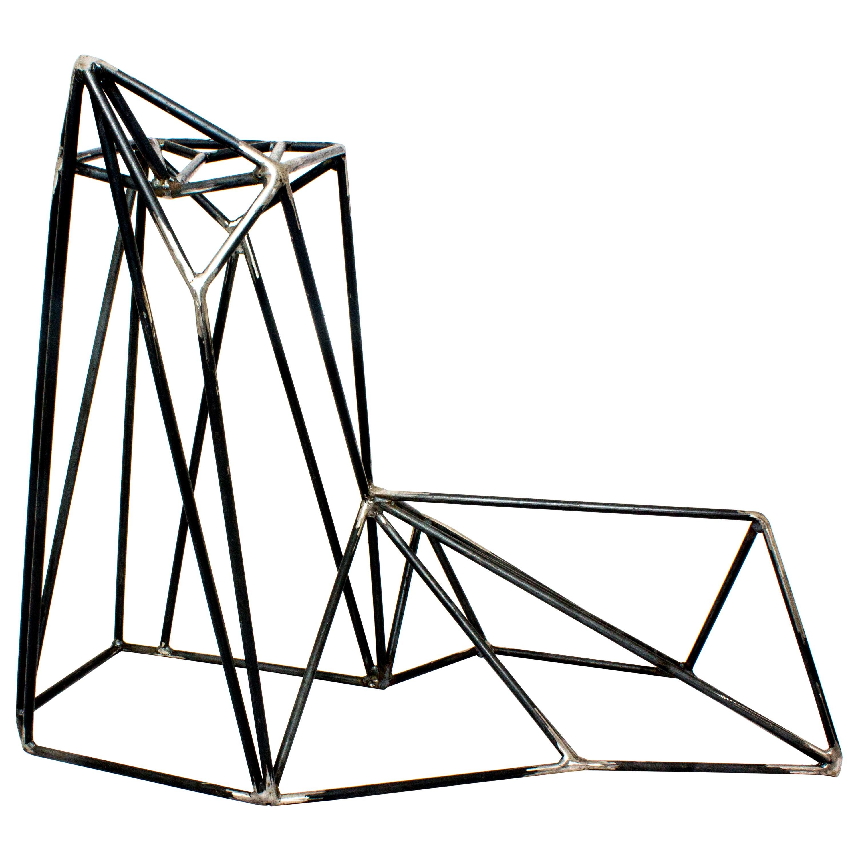 Contemporary Floor Sculpture in Steel by Mtharu For Sale