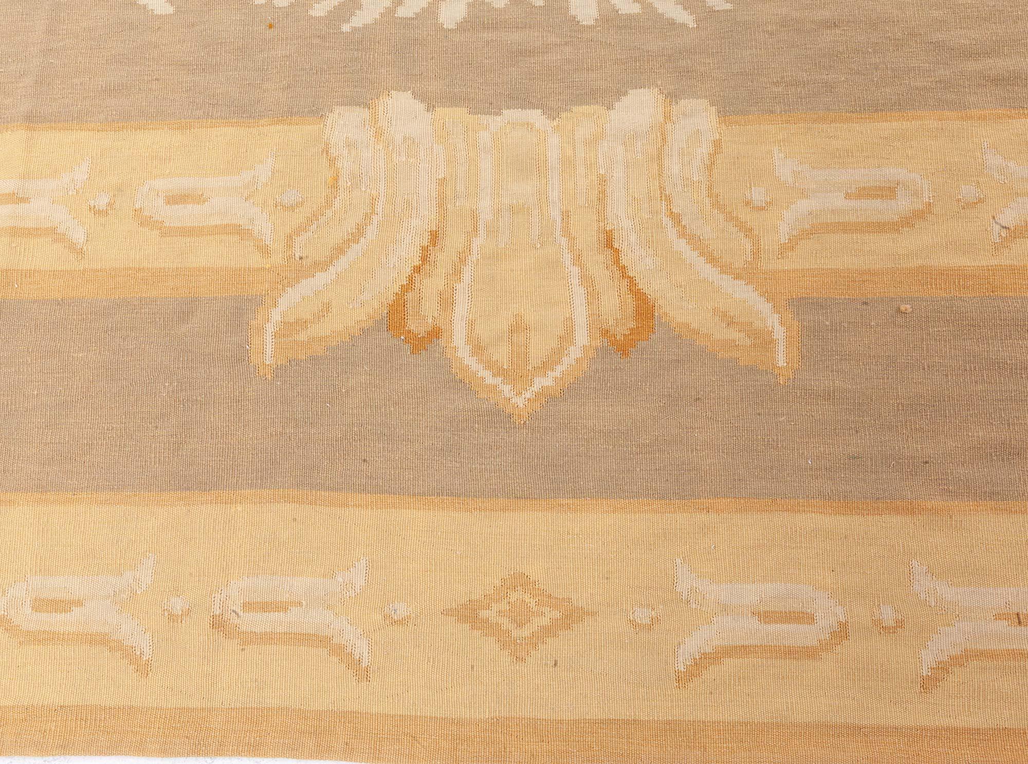 Contemporary Floral Bessarabian Style Handmade Wool Rug by Doris Leslie Blau For Sale 2