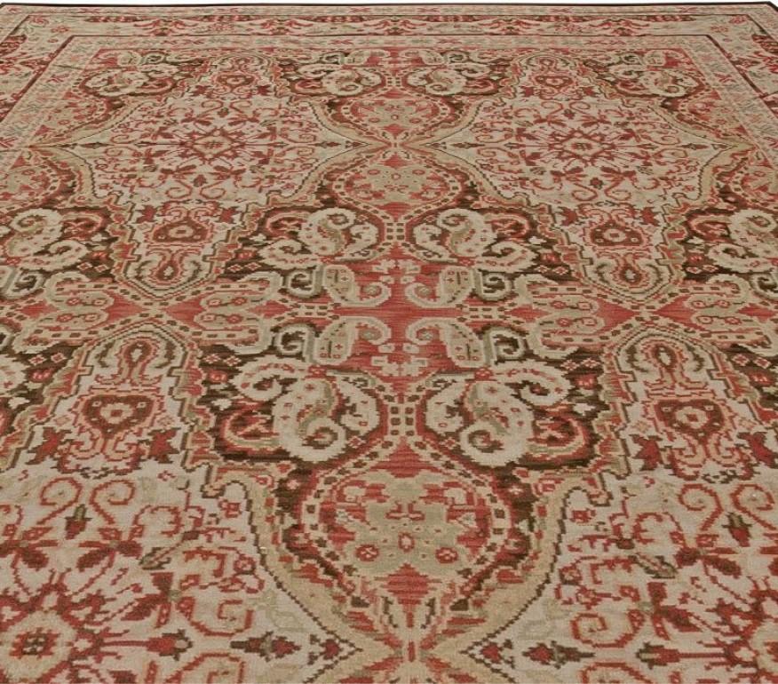Chinese Contemporary Floral Design Bessarabian Shah 2 Rug by Doris Leslie Blau For Sale