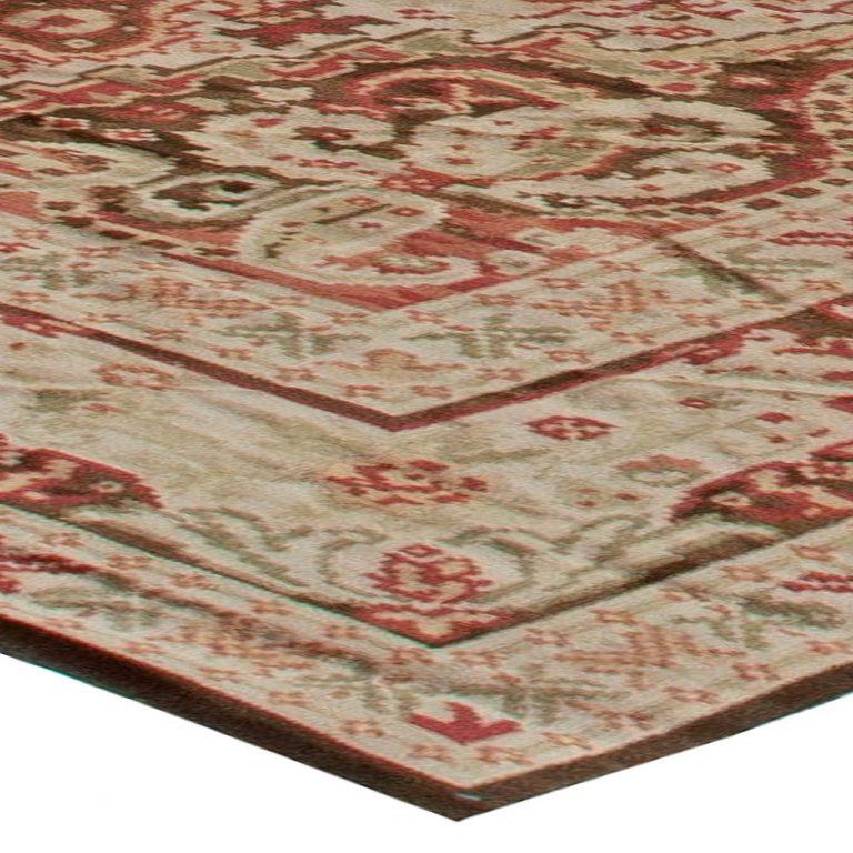 Hand-Knotted Contemporary Floral Design Bessarabian Shah 2 Rug by Doris Leslie Blau For Sale