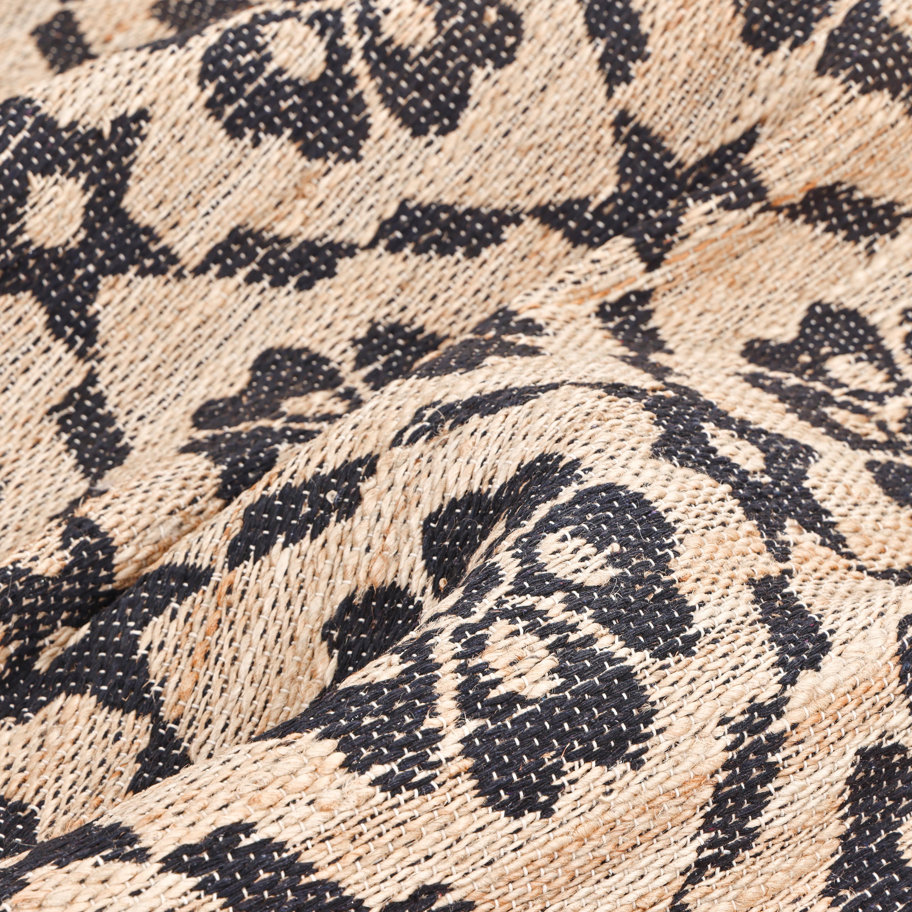 Contemporary Floral Hand Made Brown Area Rug 3' 0