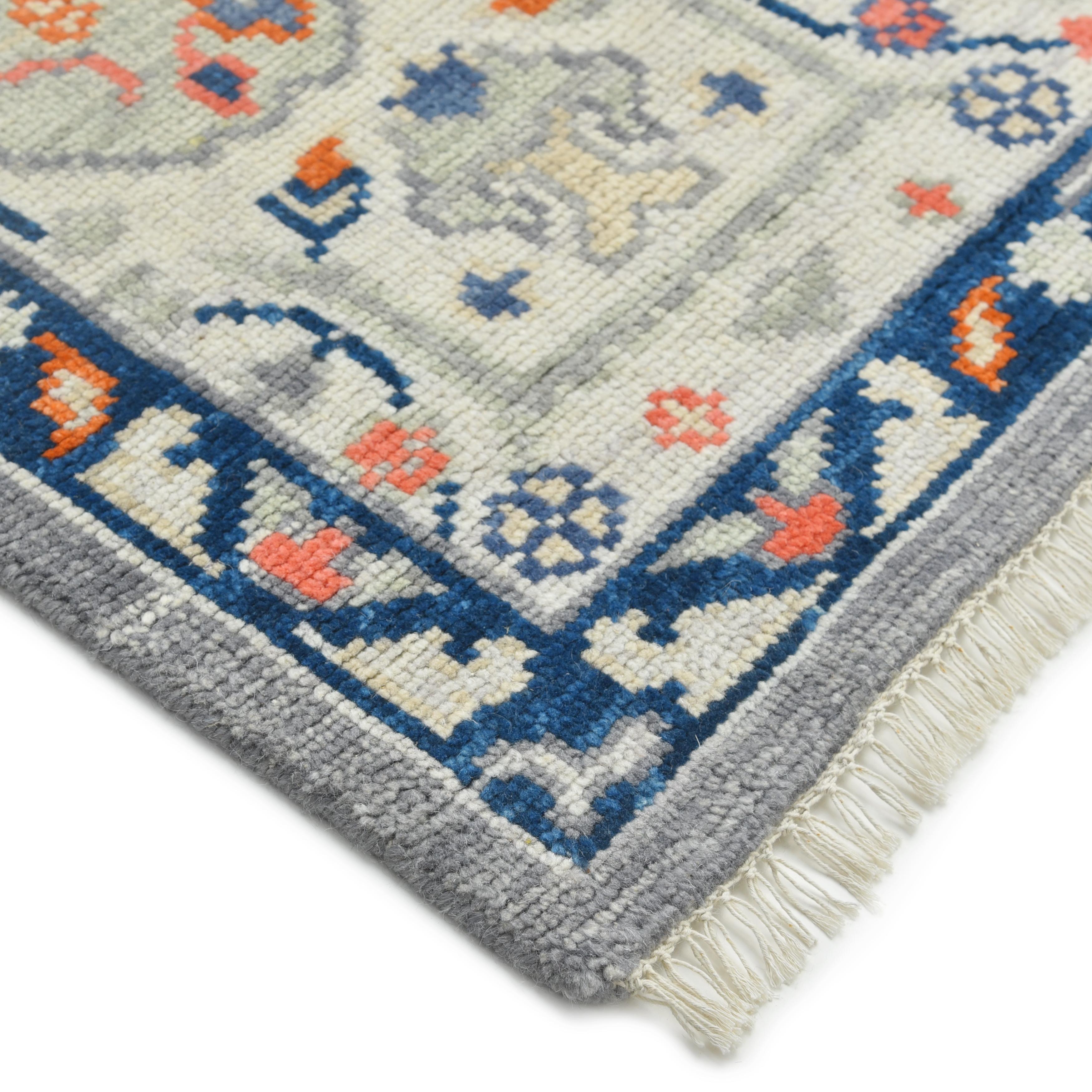 Bridging the gap between traditional and modern, the Transitional collection features rugs that exemplify versatility. They incorporate both time-honored motifs and, courtesy of 100%-natural botanical dyes, contemporary colors. Hand-knotted using