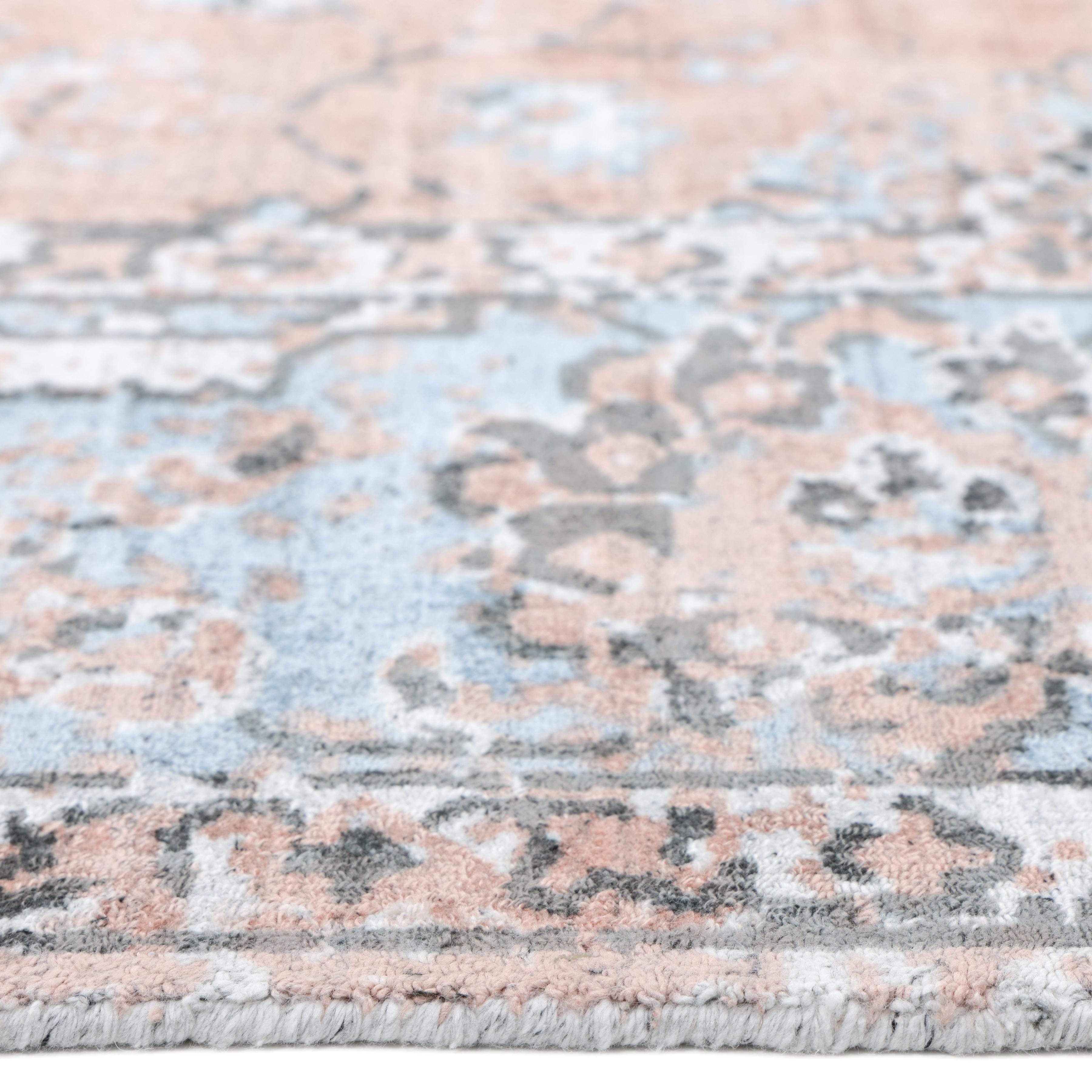 Contemporary Floral Hand Made Red Area Rug 3' 0