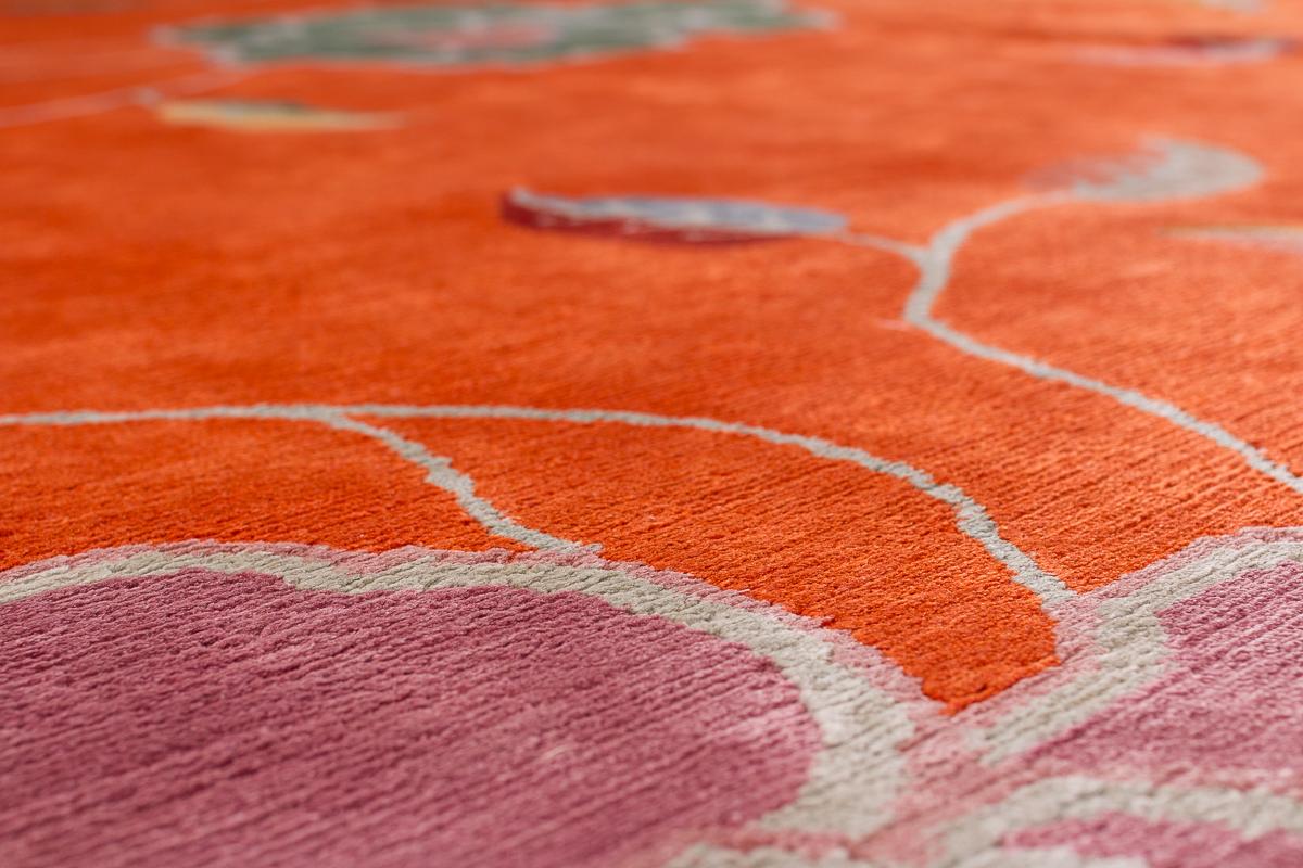 contemporary floral rugs