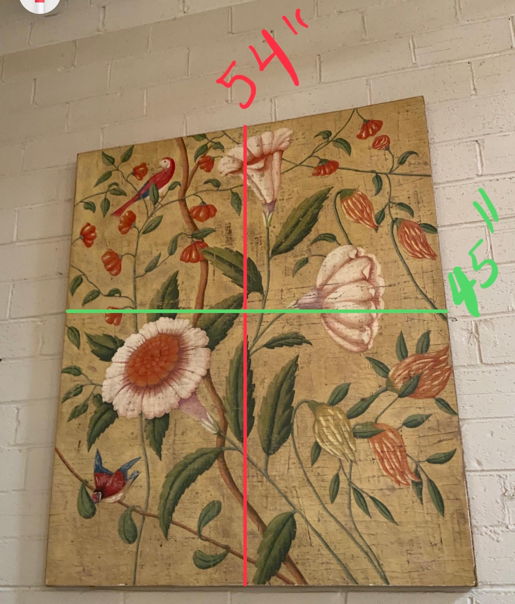 Contemporary Flower Painting In Good Condition For Sale In Dallas, TX
