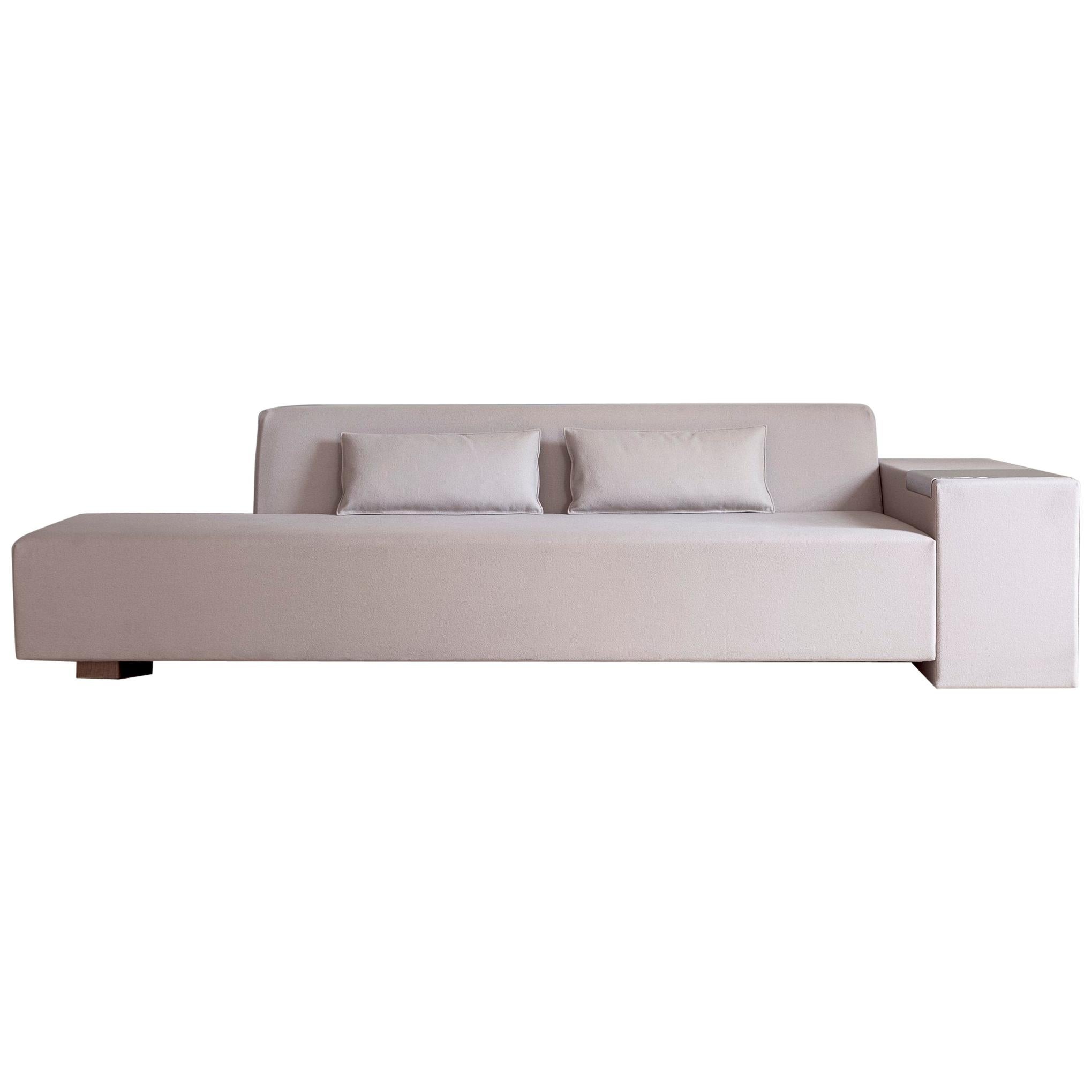 Contemporary Foam and Felt "Sidigi" Sofa by Angie Anakis and Domeau & Pérès For Sale