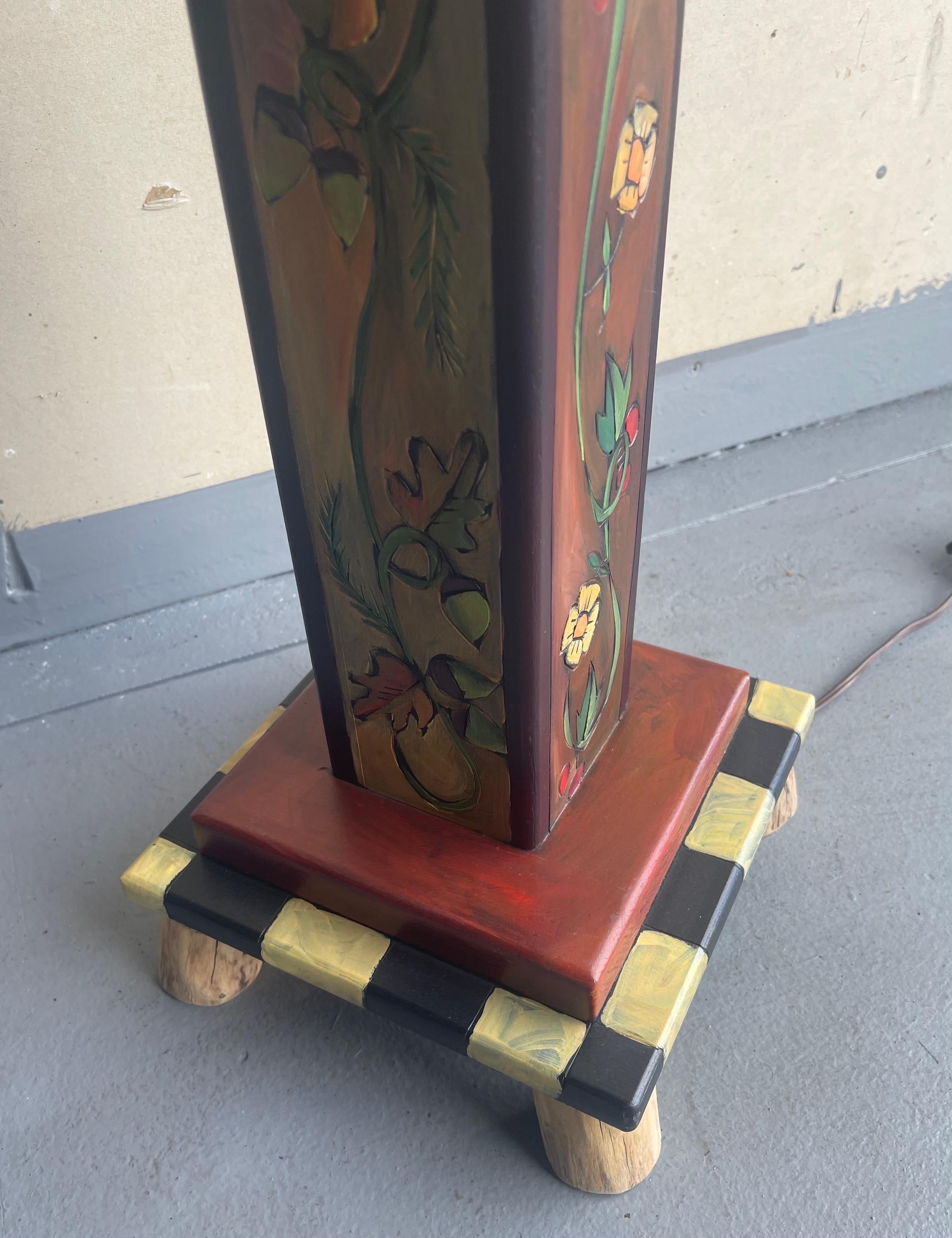 Lampadaire « Box » rustique d'art populaire contemporain par Sticks of Iowa en vente 3