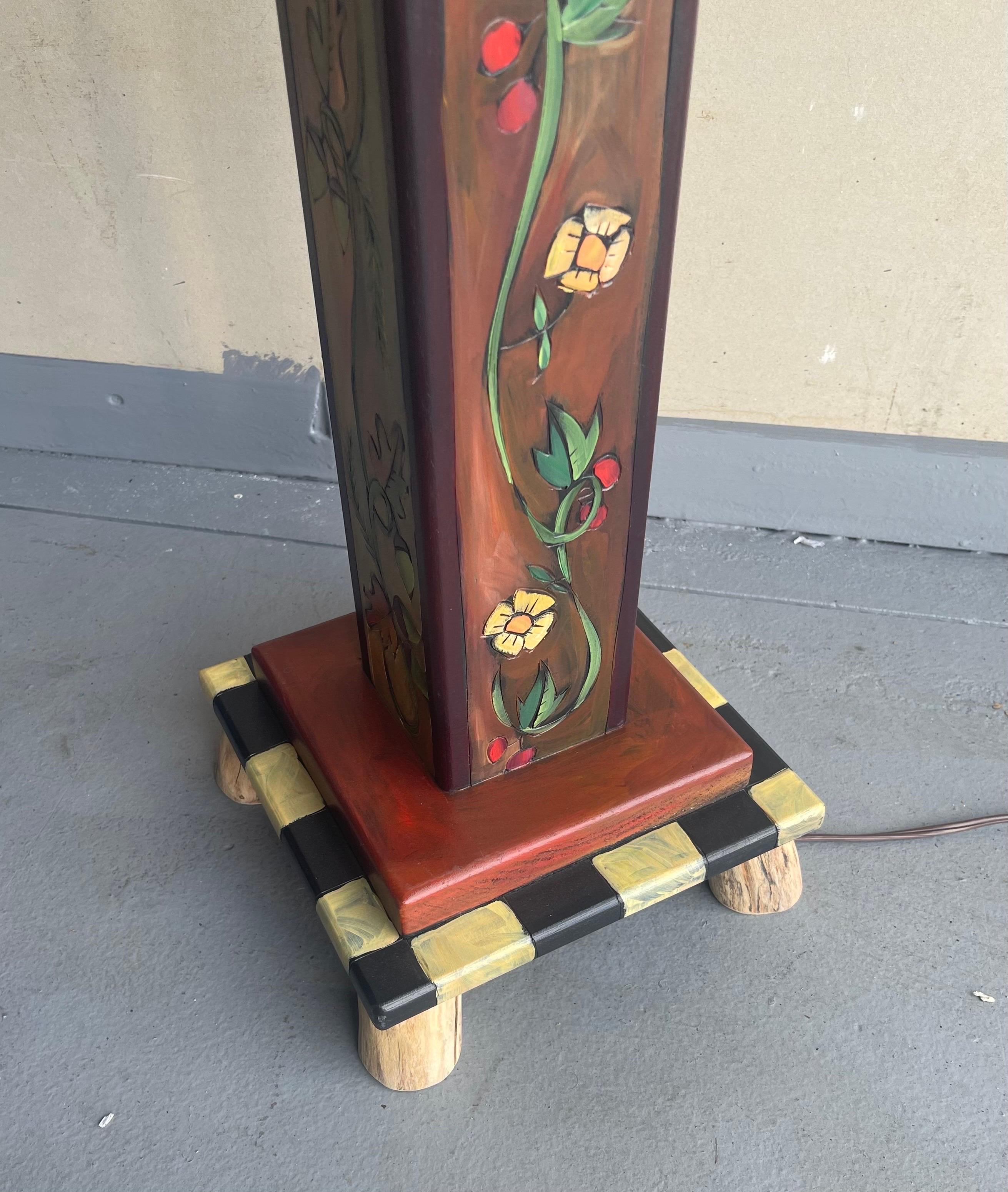 Lampadaire « Box » rustique d'art populaire contemporain par Sticks of Iowa en vente 4