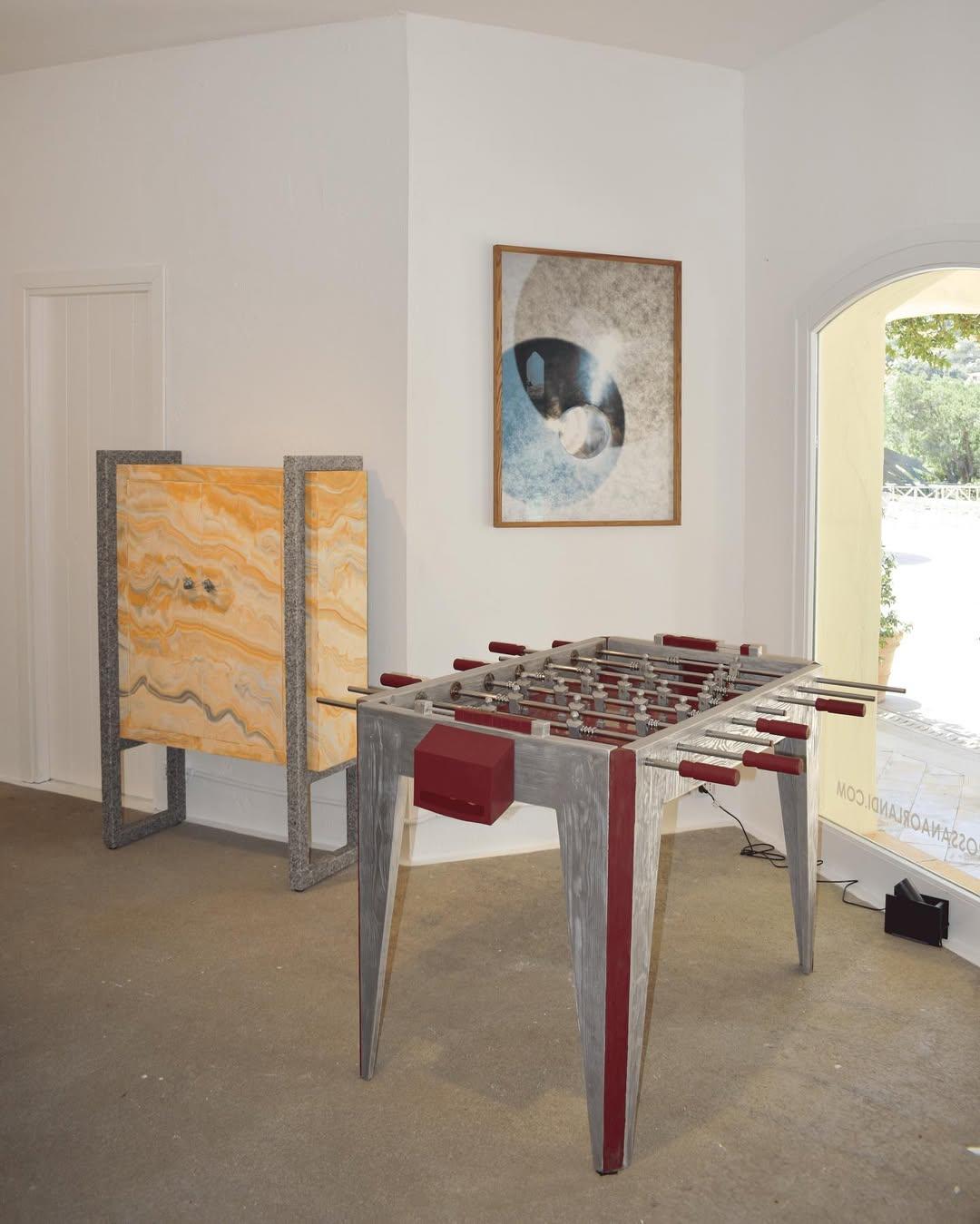 Bois Baby-foot contemporain 'Maracana' par Andrea Zambelli & Alessandro Ciffo en vente