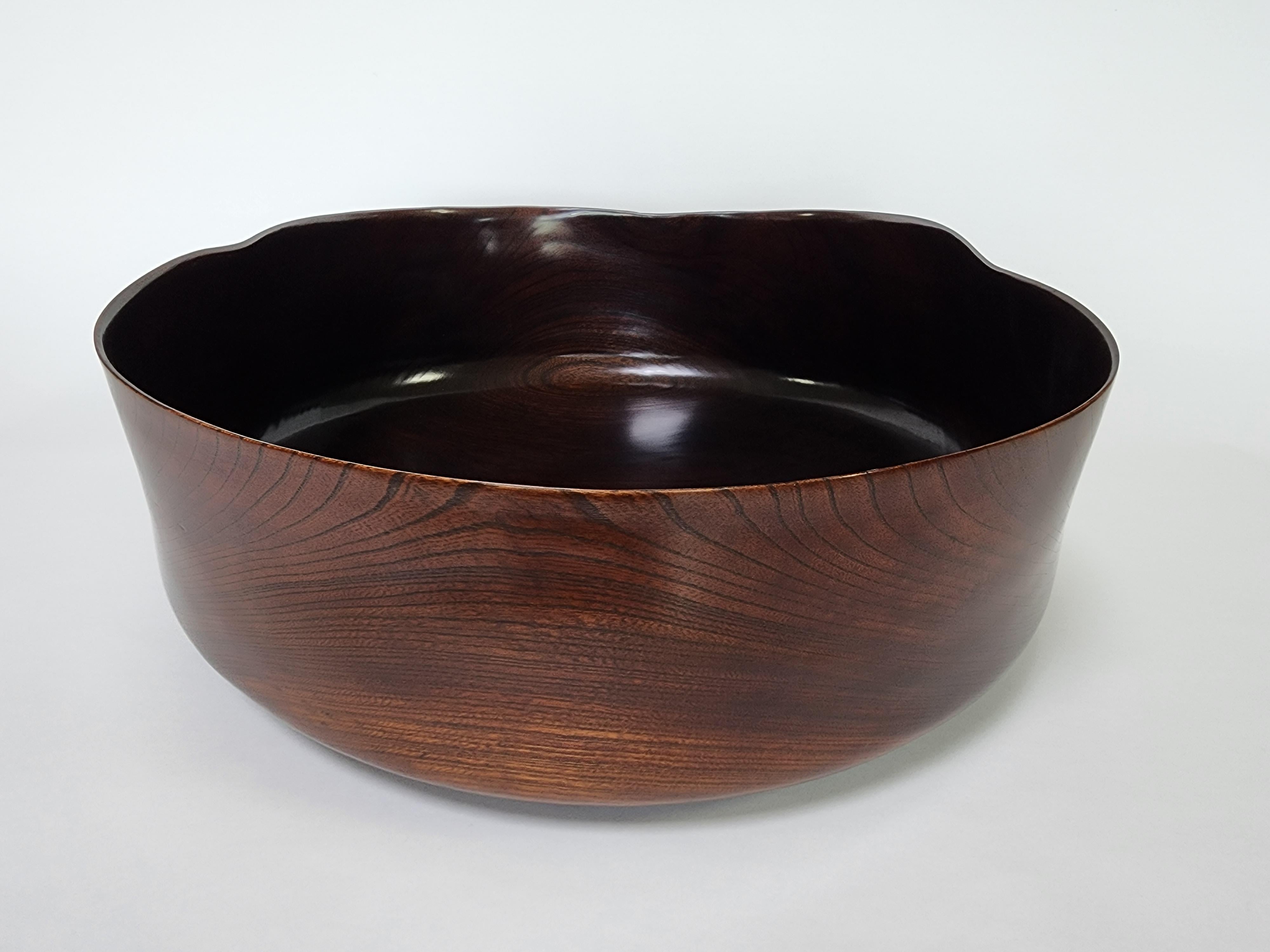 Wood Contemporary For 03 L bowl by Sukkeun Kang For Sale