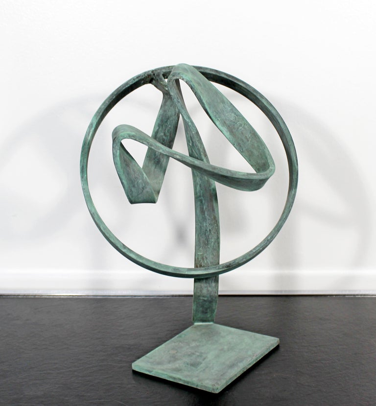 Contemporary Painted Copper Abstract Table Sculpture By Robert Hansen at 1stDibs