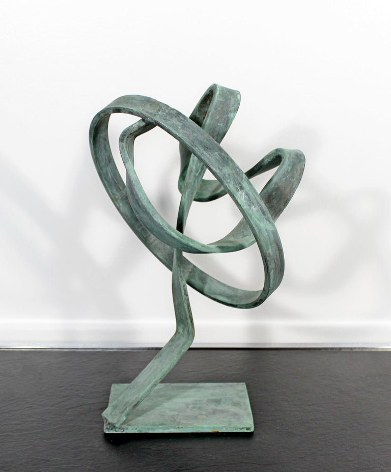 Contemporary Painted Copper Abstract Table Sculpture By Robert Hansen at 1stDibs