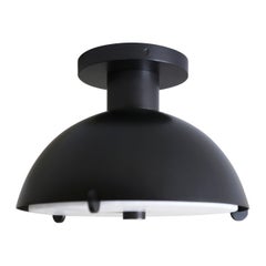 Contemporary Forma Semi-Flush 001 in Blackened Brass by Orphan Work