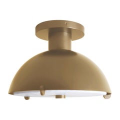 Contemporary Forma Semi-Flush 001 in Brass by Orphan Work