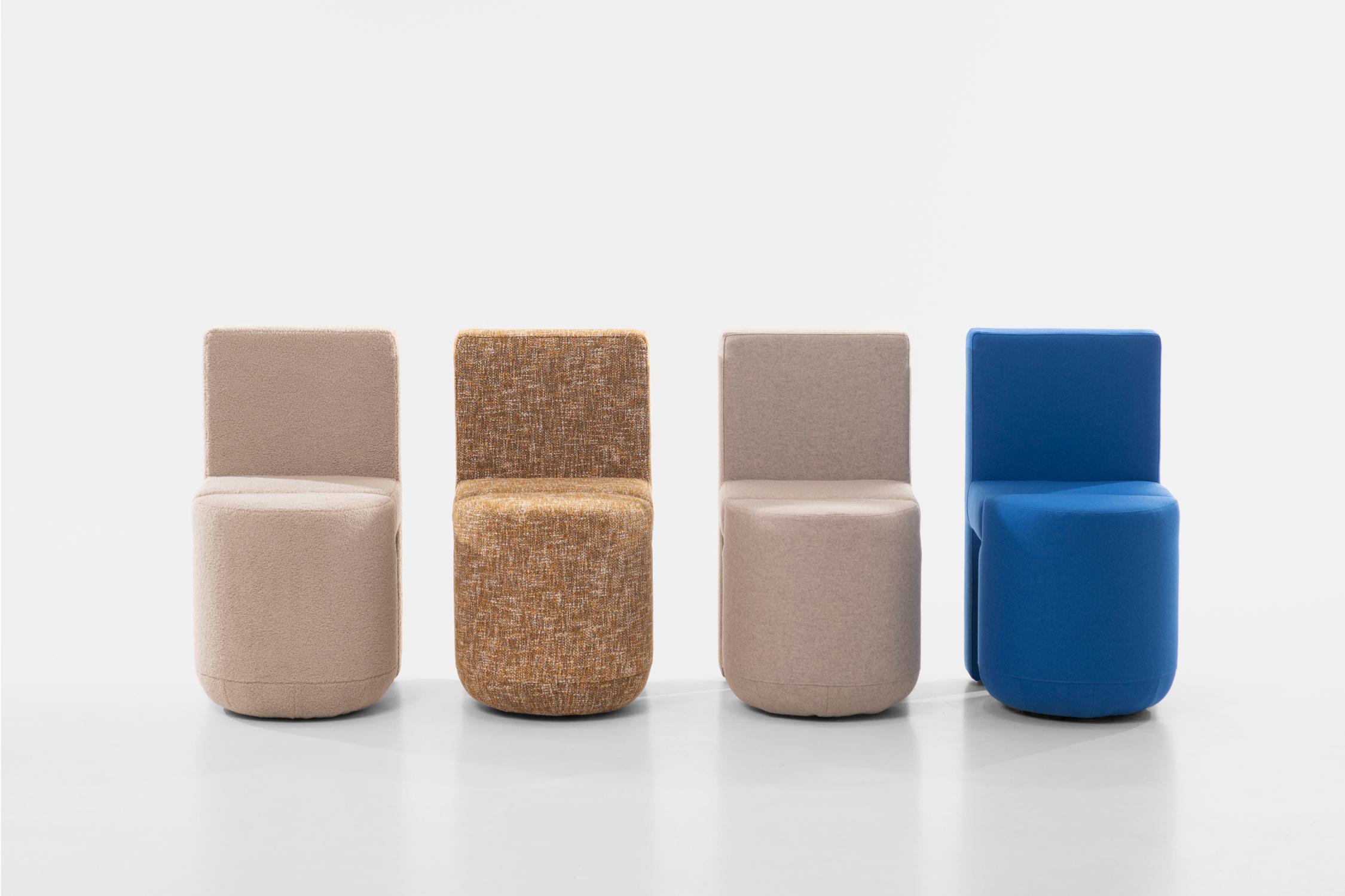 Contemporary Fossil Kollektion 'Stuhl' von Oitoproducts, Blau im Angebot 1
