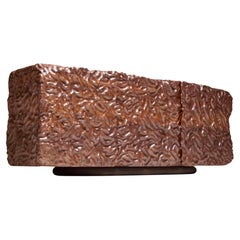 Contemporary Fracé wood Formed in Touch cabinet by Benoit Viaene