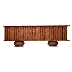 Zeitgenössischer schrank aus fracéholz In gentle touch by Benoit Viaene