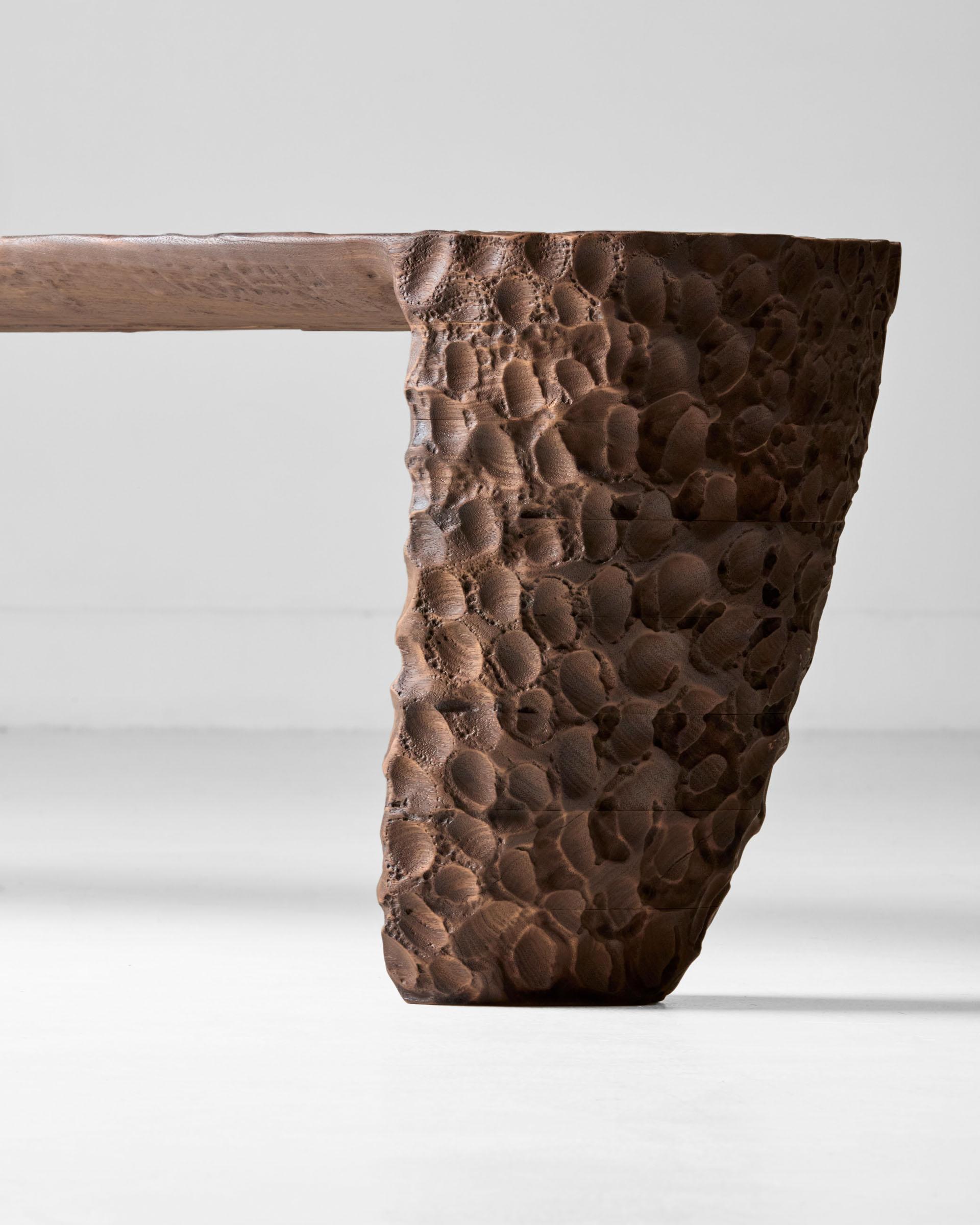 Belge Banc contemporain en bois Fracé Sit pause feel de Benoit Viaene en vente