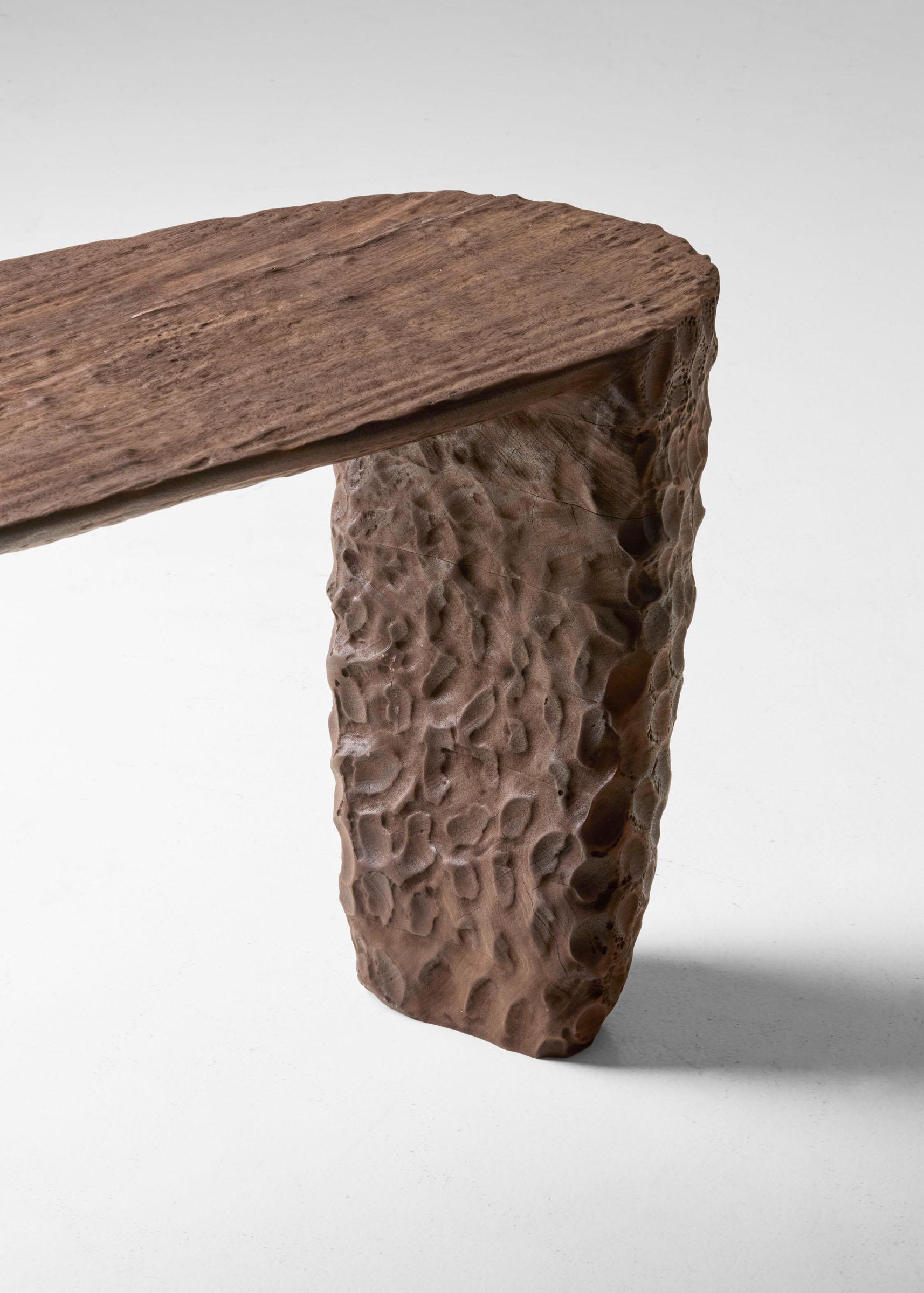 Banc contemporain en bois Fracé Sit pause feel de Benoit Viaene en vente 1