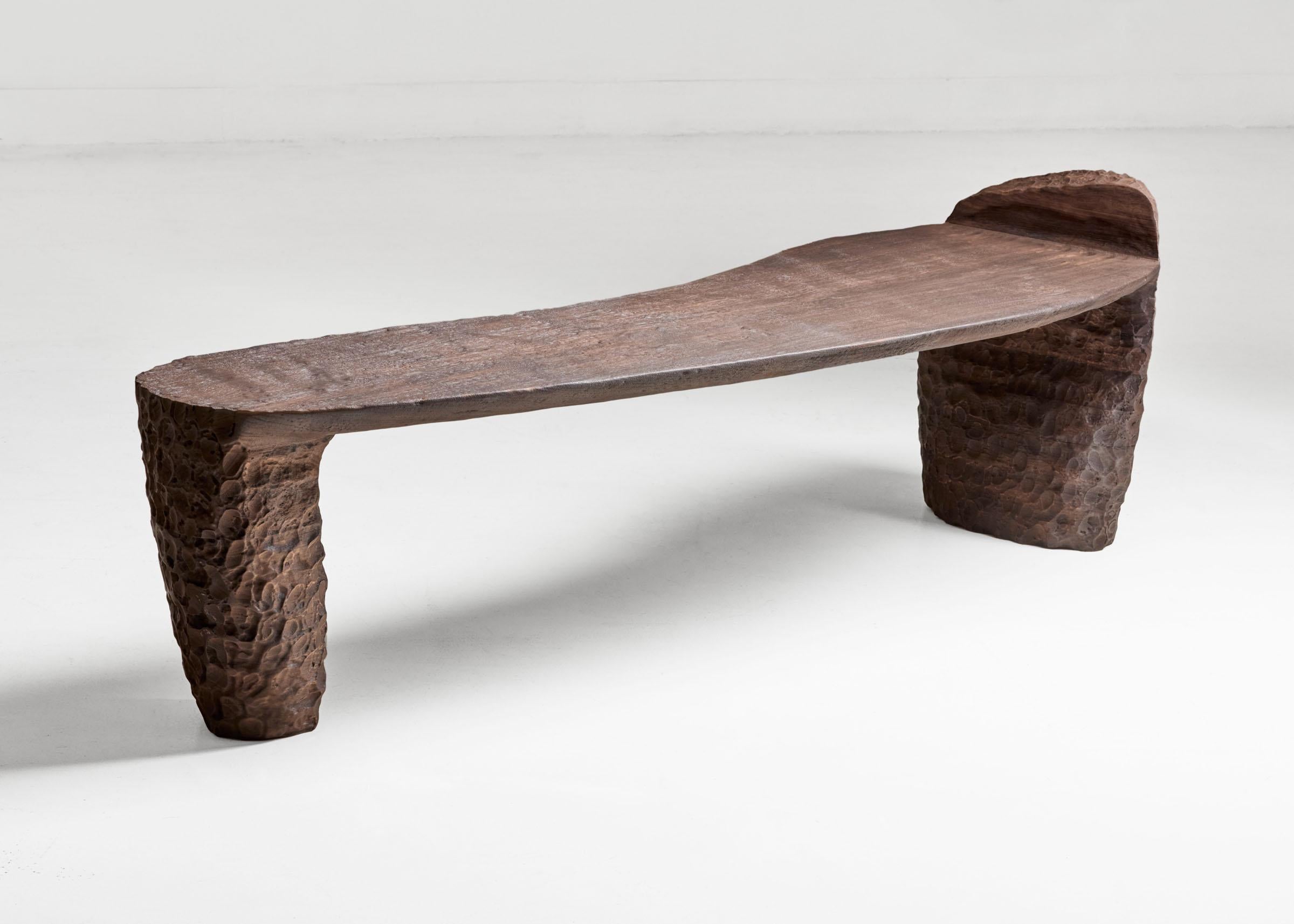 Banc contemporain en bois Fracé Sit pause feel de Benoit Viaene en vente 2