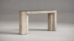 Contemporary Fragment Console II mit Leder von Jumandie Seys