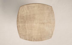Contemporary Fragment table with patinated leather by Jumandie Seys