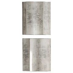 Contemporary Fragment Wallpieces with patinated leather by Jumandie Seys