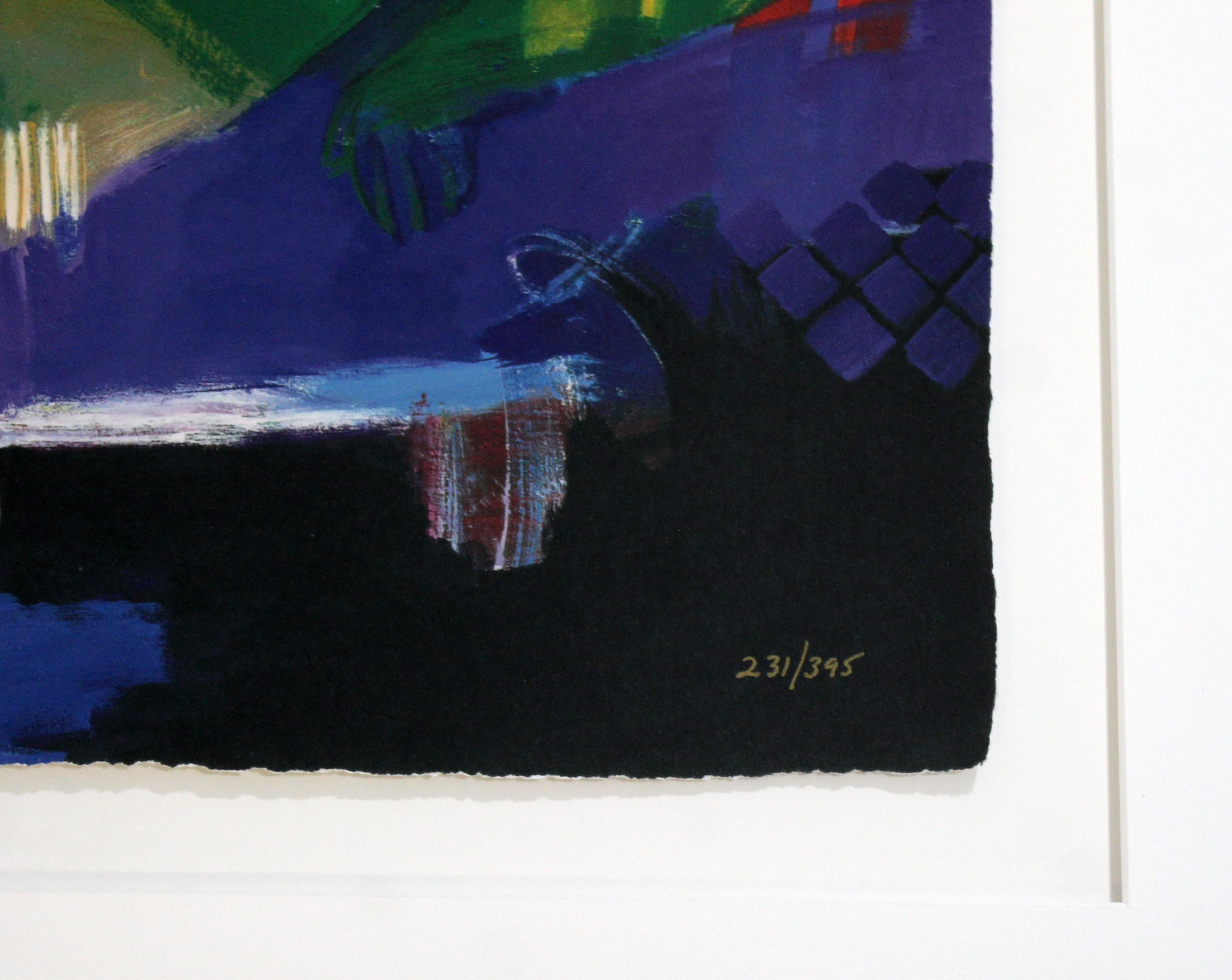Serigrafía contemporánea enmarcada y firmada por Hessam Abrishami Romance 231/395 en venta 1