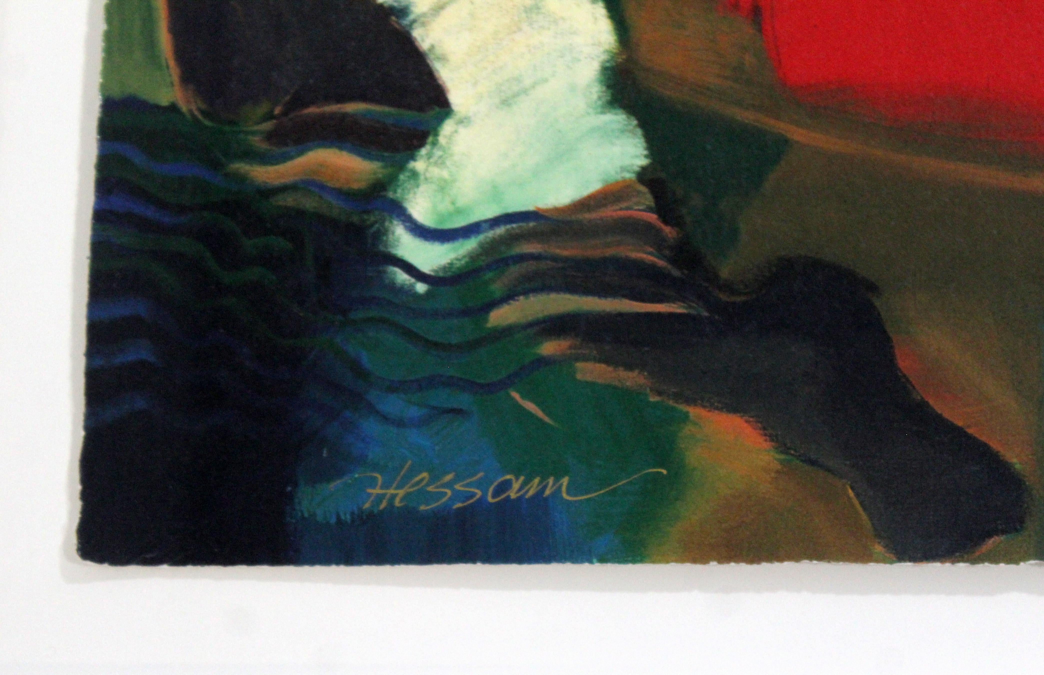 Paint Contemporary Framed Serigraph Signed by Hessam Abrishami Spring Affair 231/395 For Sale
