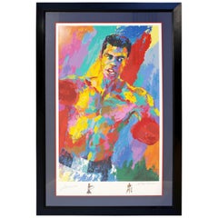 Contemporary Framed Serigraph Signed by Muhammad Ali & LeRoy Neiman 2001 34/850