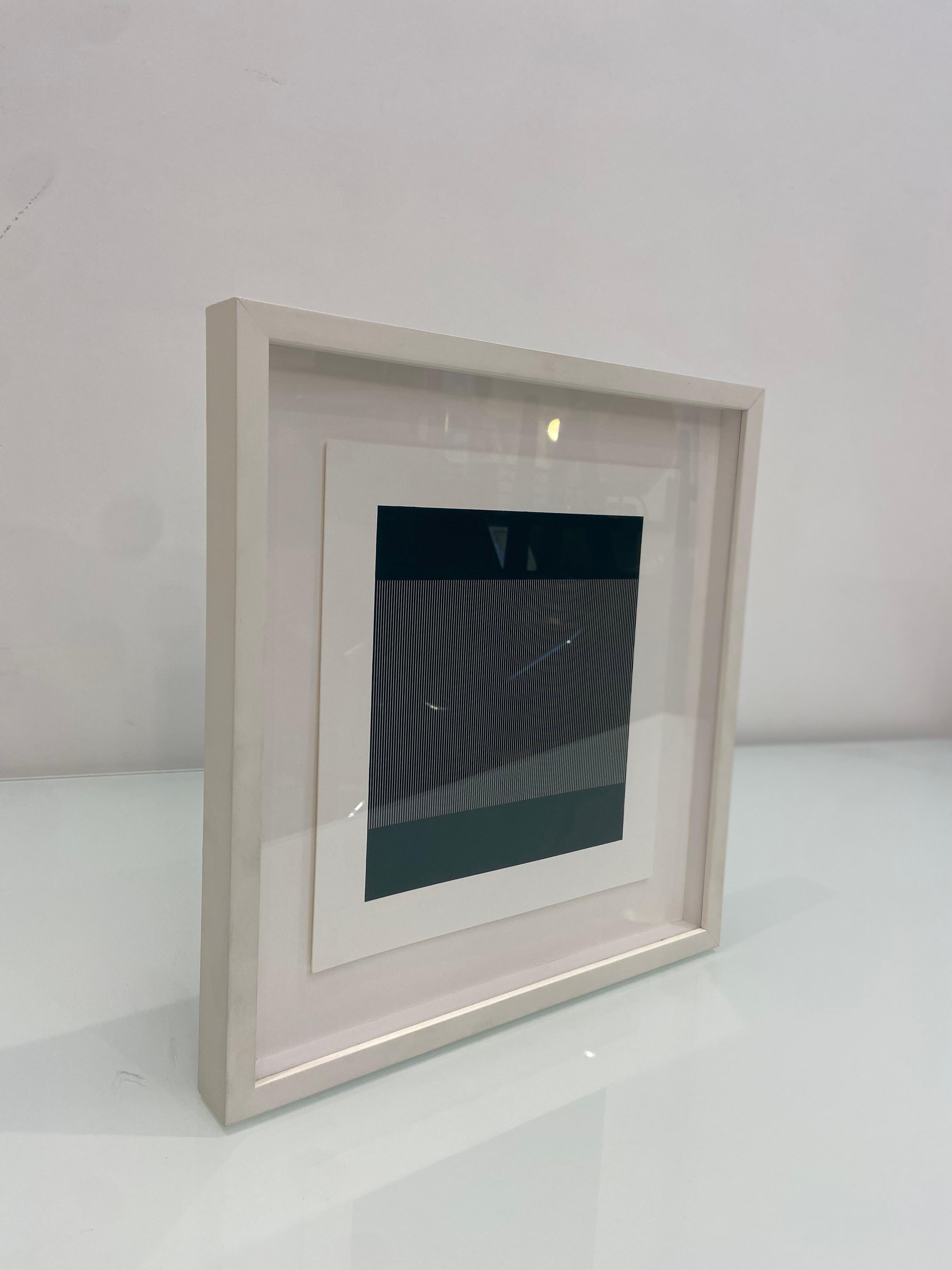 Czech Contemporary Framed Thread Artwork By Hadi Tabatabai For Sale
