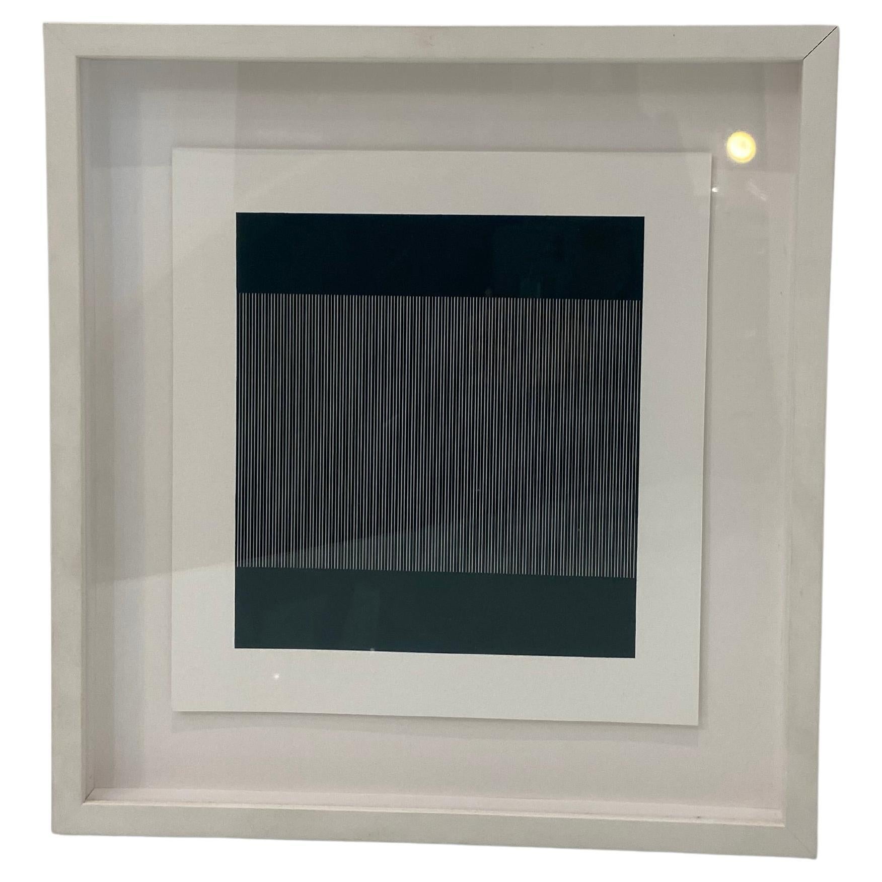 Contemporary Framed Thread Artwork By Hadi Tabatabai