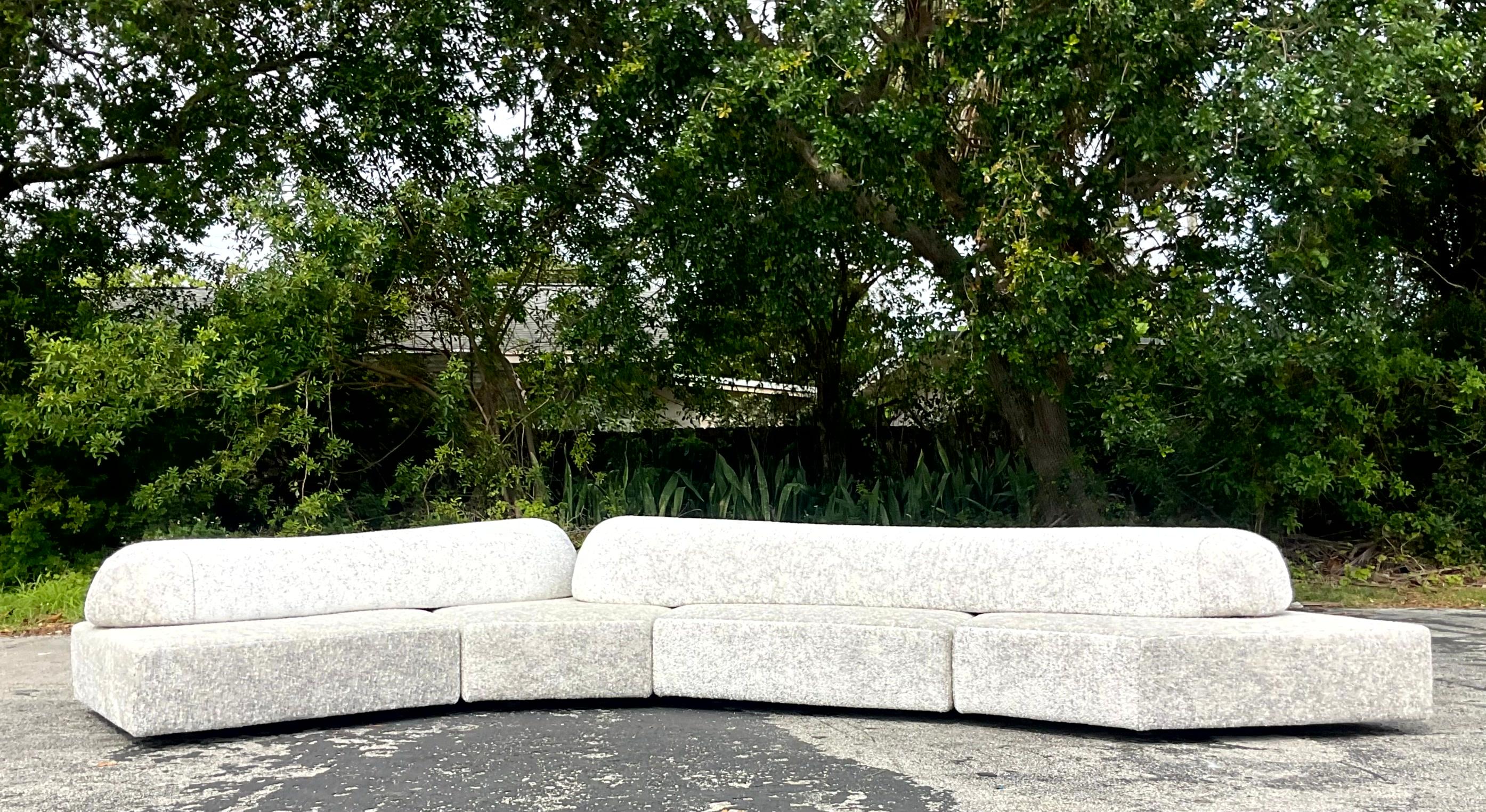 Italian Contemporary Francesco Binfaré for Edra “On the Rocks” Sofa For Sale