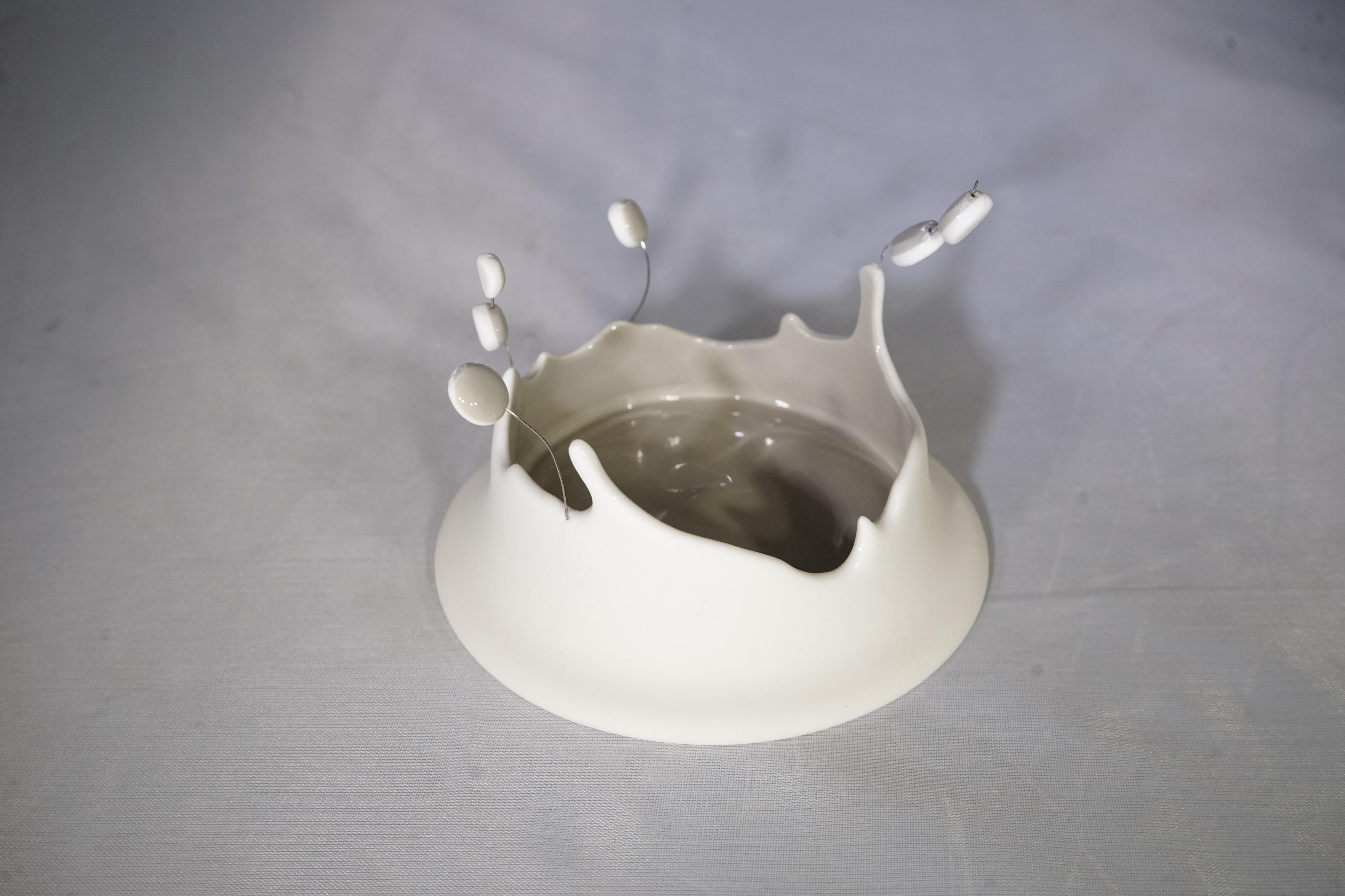 Contemporary French Atelier Passage Secret Small Grey Splash Ceramique 1