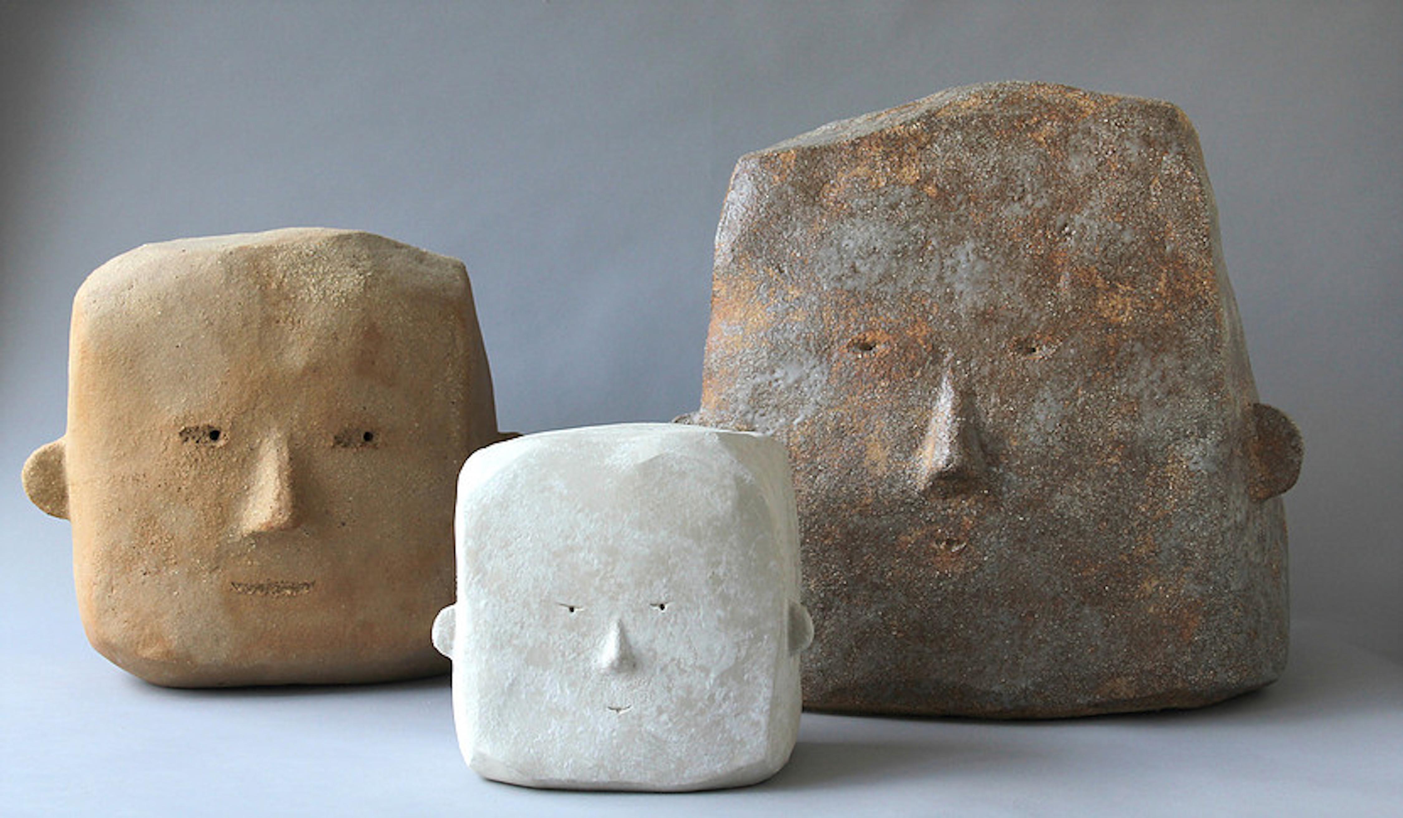 Ceramic Contemporary French Beatrice Bruneteau Scuplture Heads
