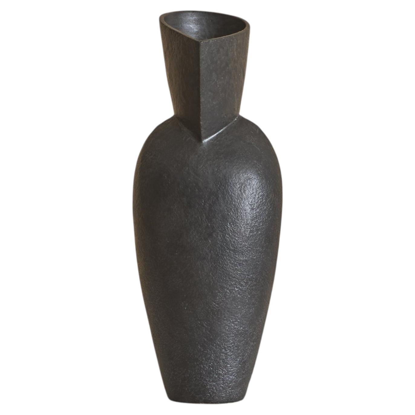 Vaso in ceramica francese contemporaneo di André Bloch