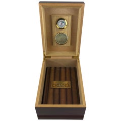 Contemporary French Cigar Humidor Box