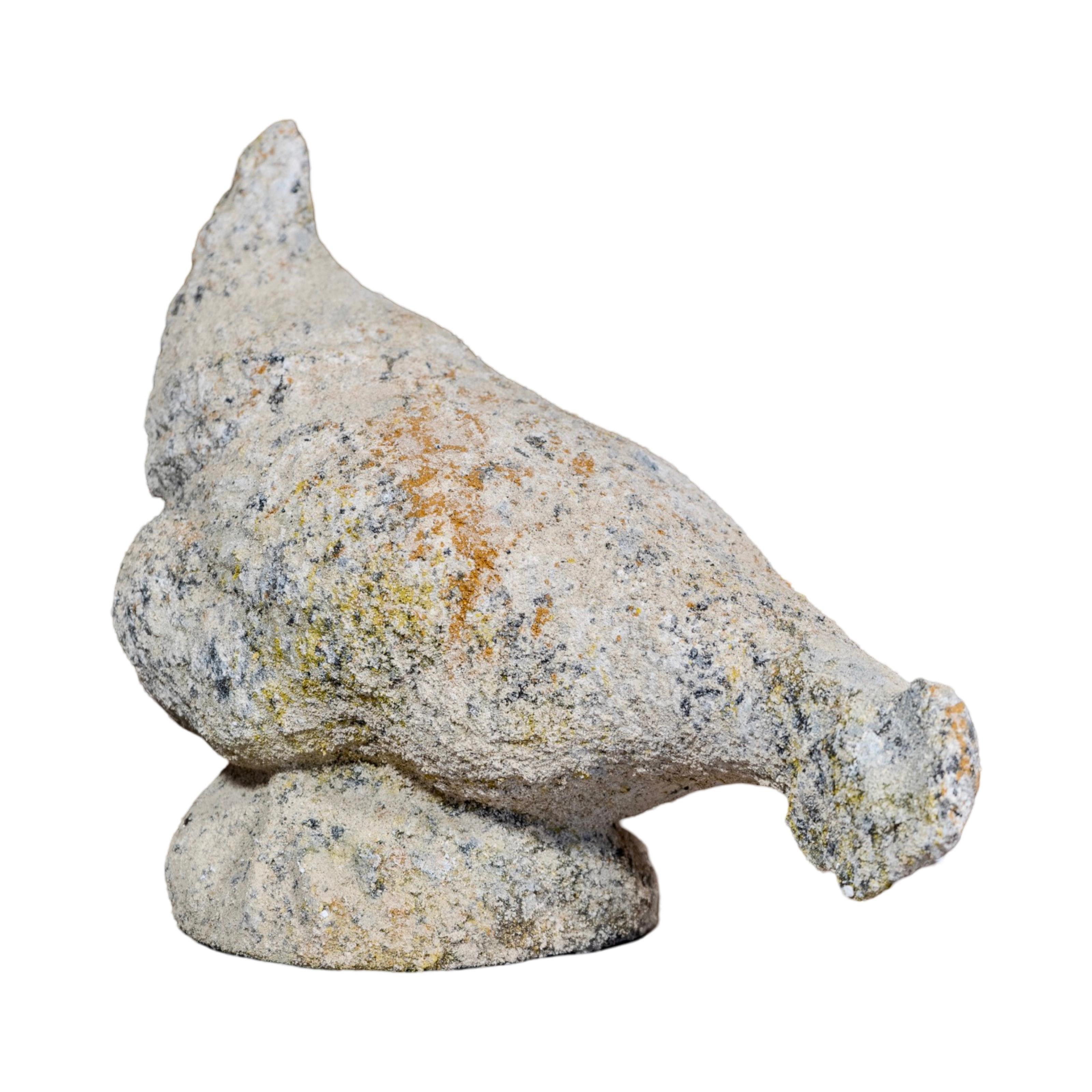 Scultura di pollo composita in granito francese (GE-AQRH) in vendita 3