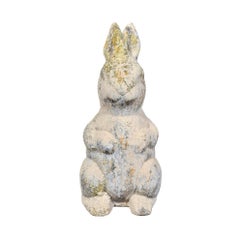 Contemporary French Granite Composite Rabbit Sculpture
