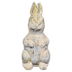 Contemporary French Granite Composite Rabbit Sculpture