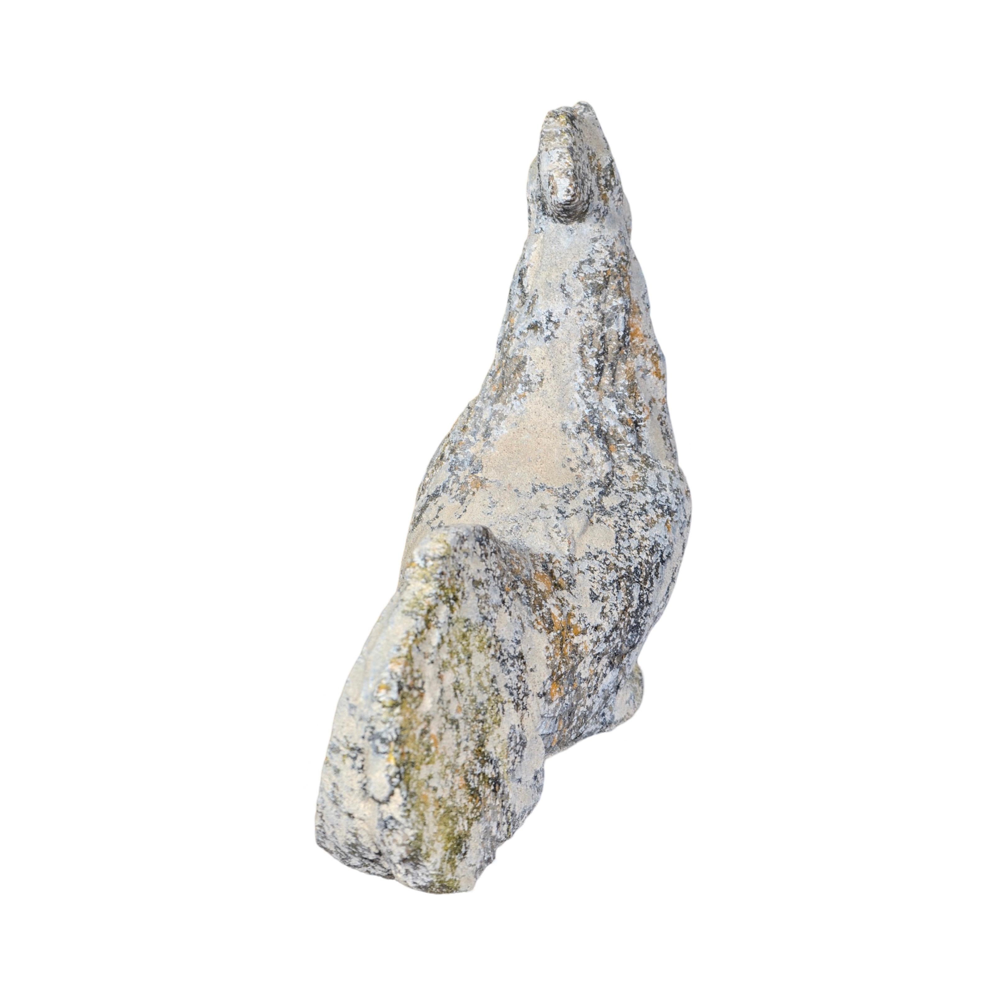 Contemporary French Granite Composite Rooster Sculpture For Sale 2