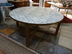 Contemporary French Iron Round Table
