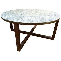 Contemporary French Iron Round Table