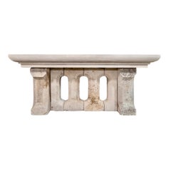 Contemporary French Limestone Garden Table