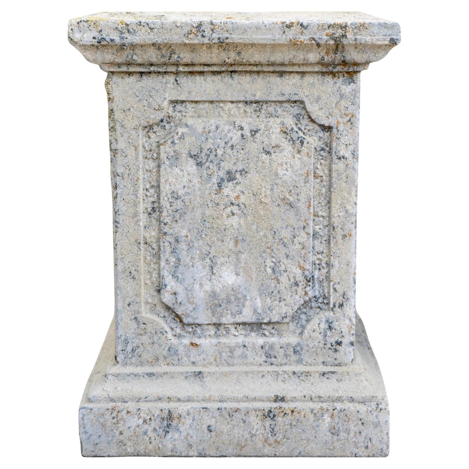 Contemporary French Limestone Medici Base For Sale