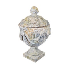 Contemporary French Reconstituted Stone Urn