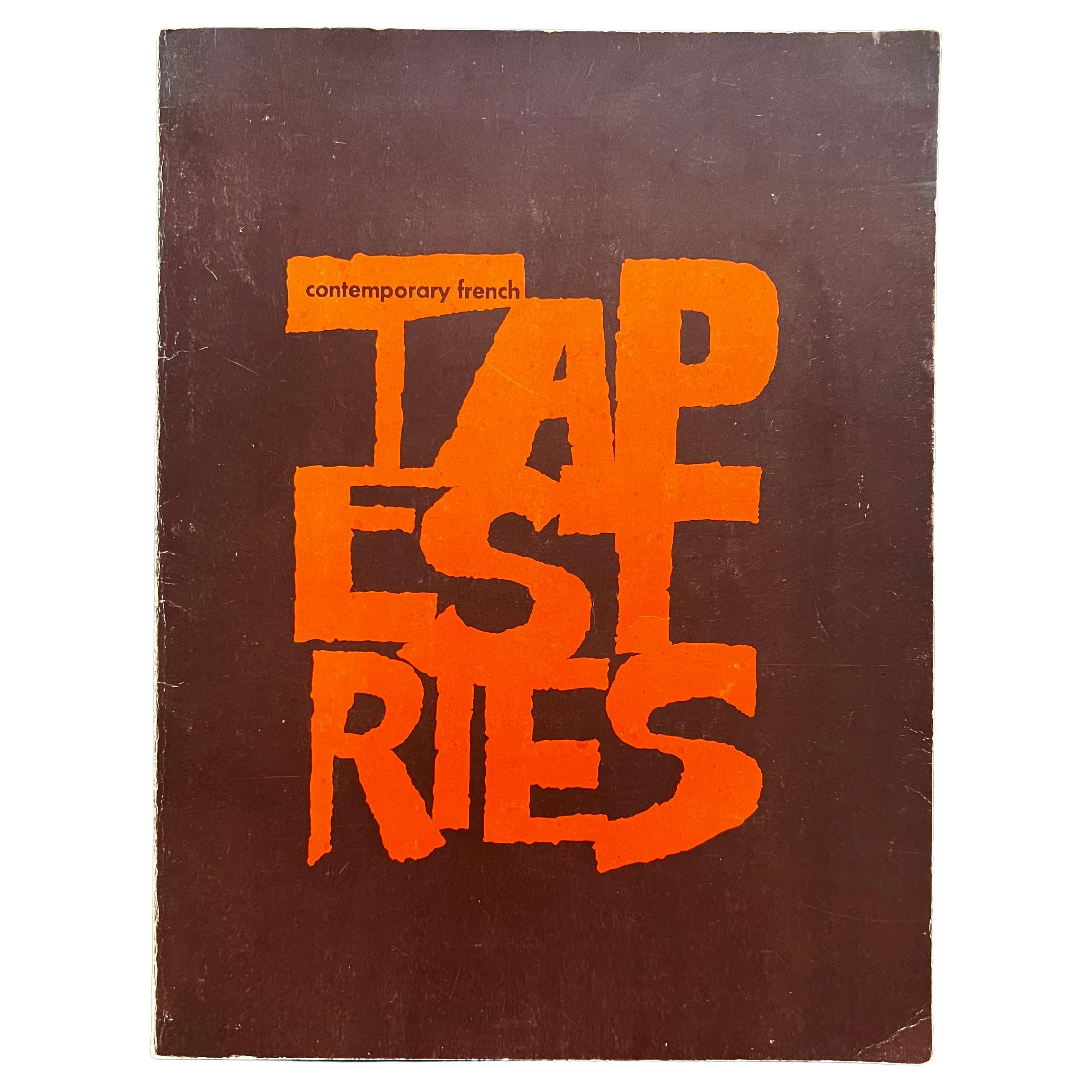 Contemporary French Tapestries, rare and collectible coffee table book, 1966 For Sale