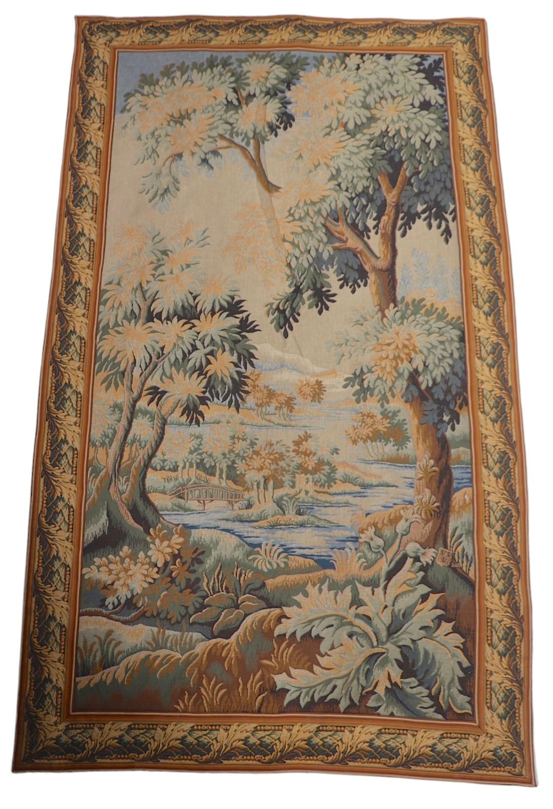  Contemporary French Tapestry La Foret De Clarmarais  For Sale 5